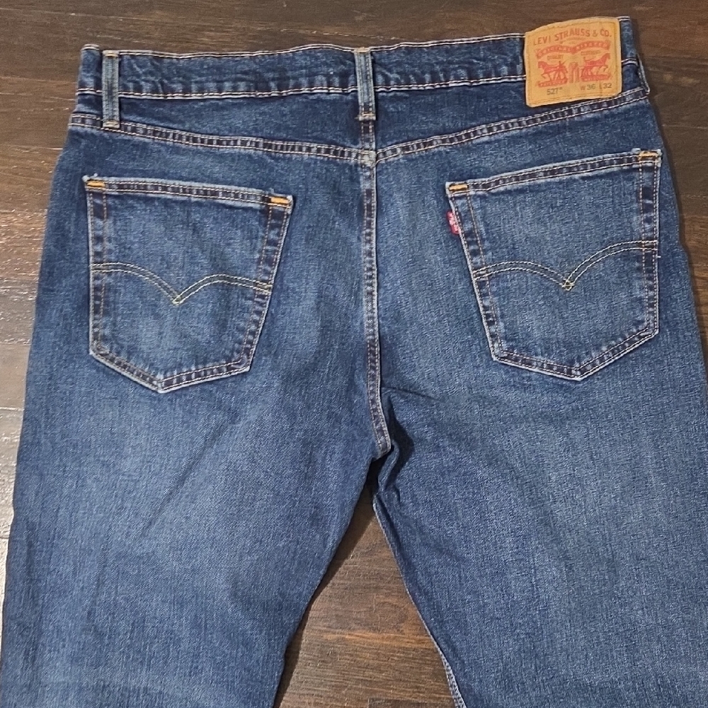 Levi's 527 Men's Classic Indigo Straight Jeans